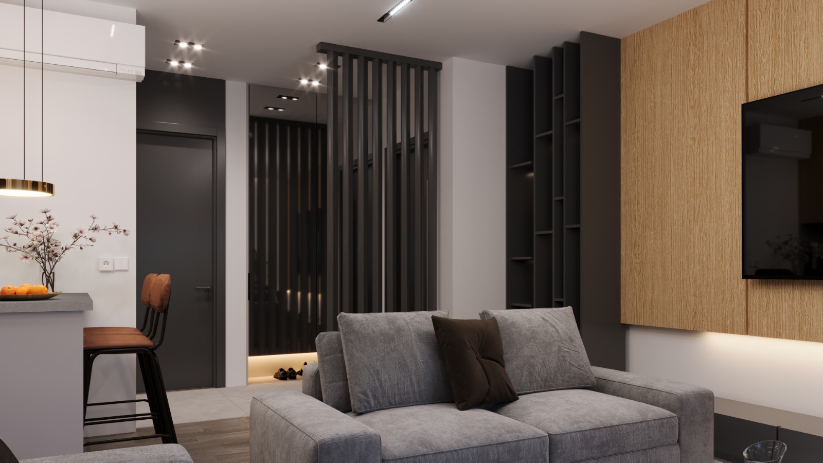 Yeniköy Projesi — Salon ve antre